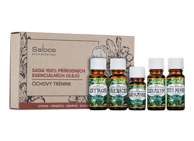 Čuchový tréning - Sada 100% prírodných esenciálnych olejov