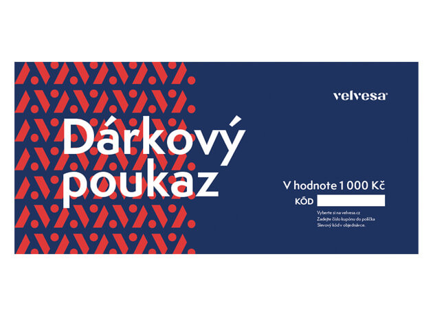 Darčekovy poukaz na 1000 Kč