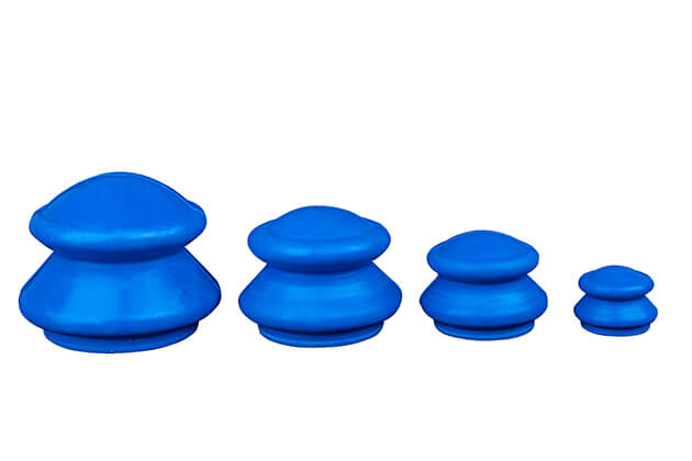 Gumové masážne banky set 4ks