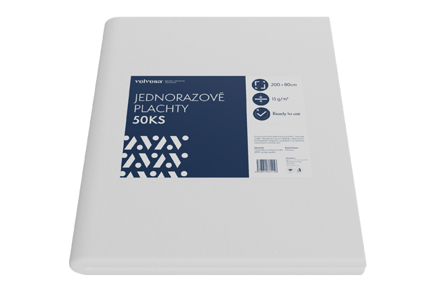 Jednorazové plachty velvesa® 50ks 200x80cm