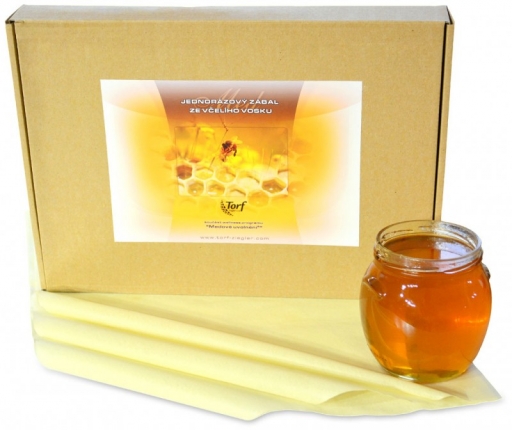 Jednorazový bio zábal z včelieho vosku 20ks