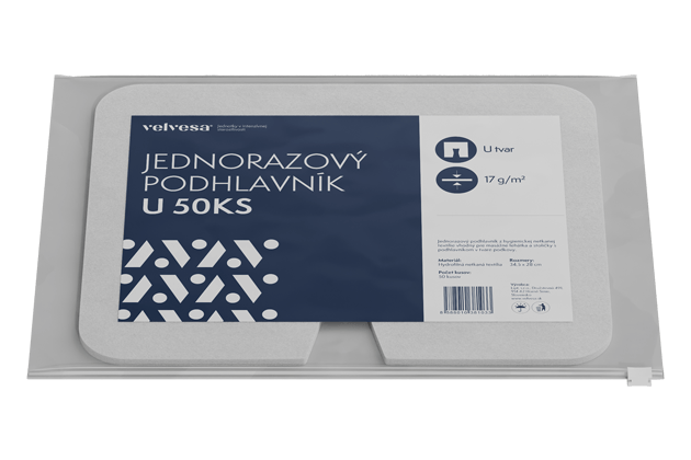 Jednorazový podhlavník velvesa® U 50ks 17g/m2