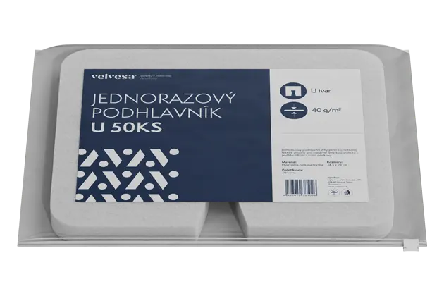 Jednorazový podhlavník velvesa® U 50ks 40g/m2