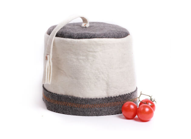 Klobúk do sauny vlnený Fasca