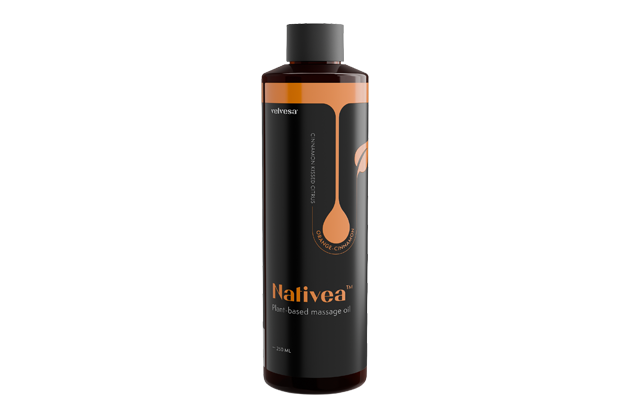Nativea Orange-Cinnamon masážny olej - velvesa®