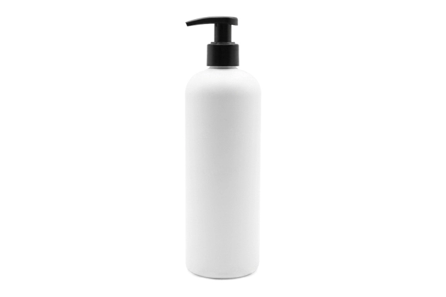 Plastová fľaša s čiernym dávkovačom 500ml