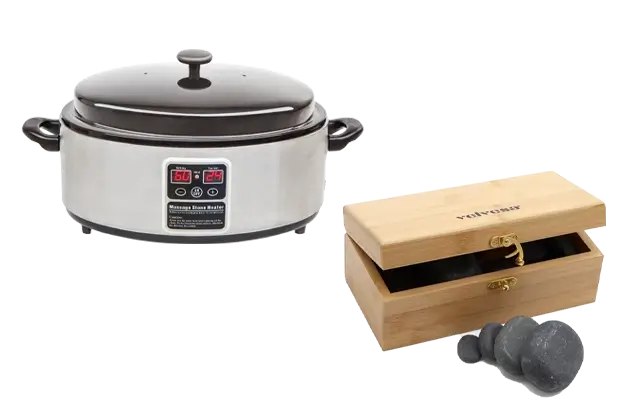 Stredný set na Hot Stone masáž - W