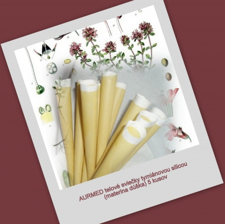 Telové sviečky tymiánové 5ks