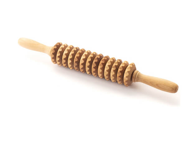 Valček s ozubenými diskami na maderoterapiu