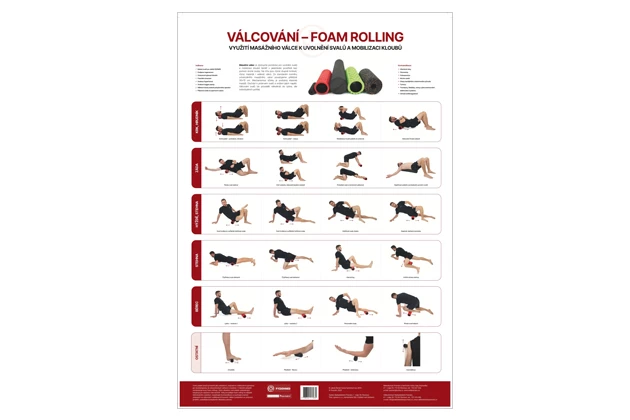 Valcovanie - foam rolling 48x70cm