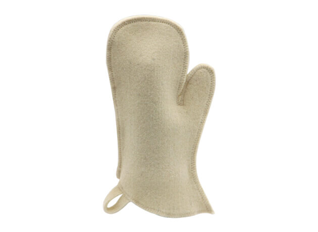 Vlnená rukavica do sauny