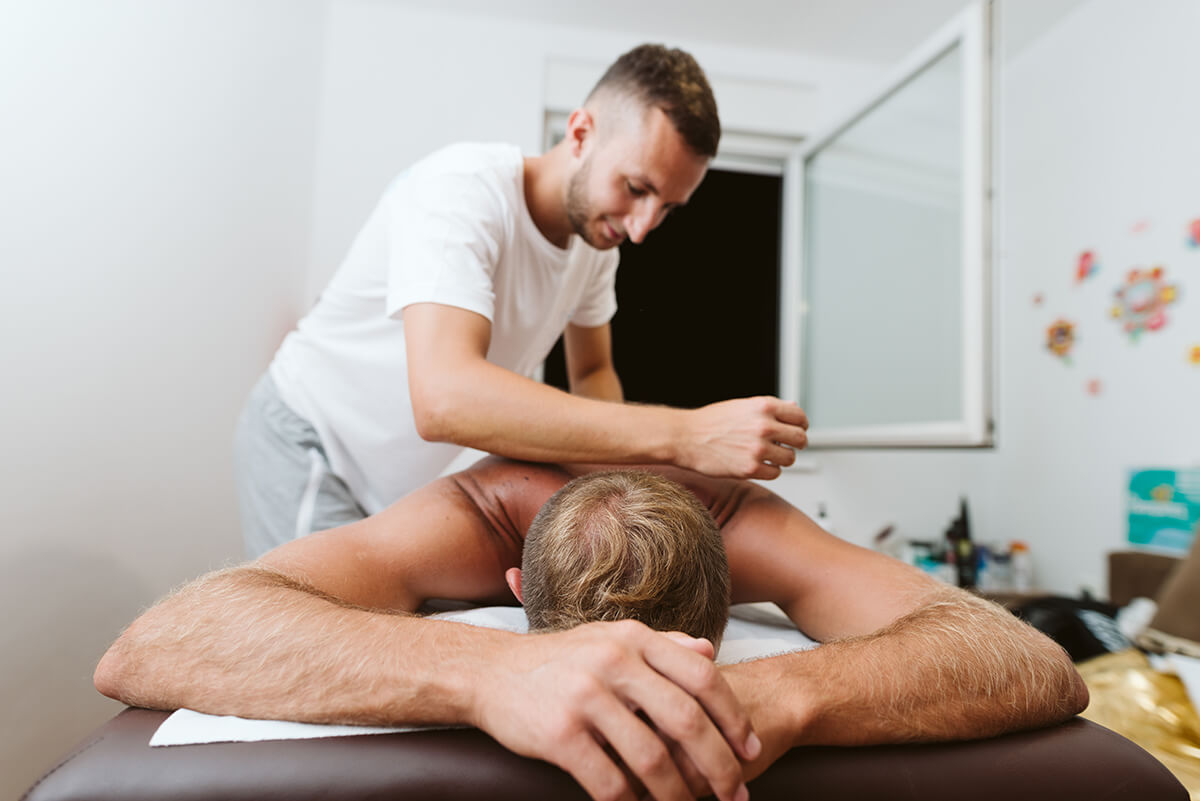 Klasická masáž vetranie otvorené okno Klasická masáž vetranie otvorené okno